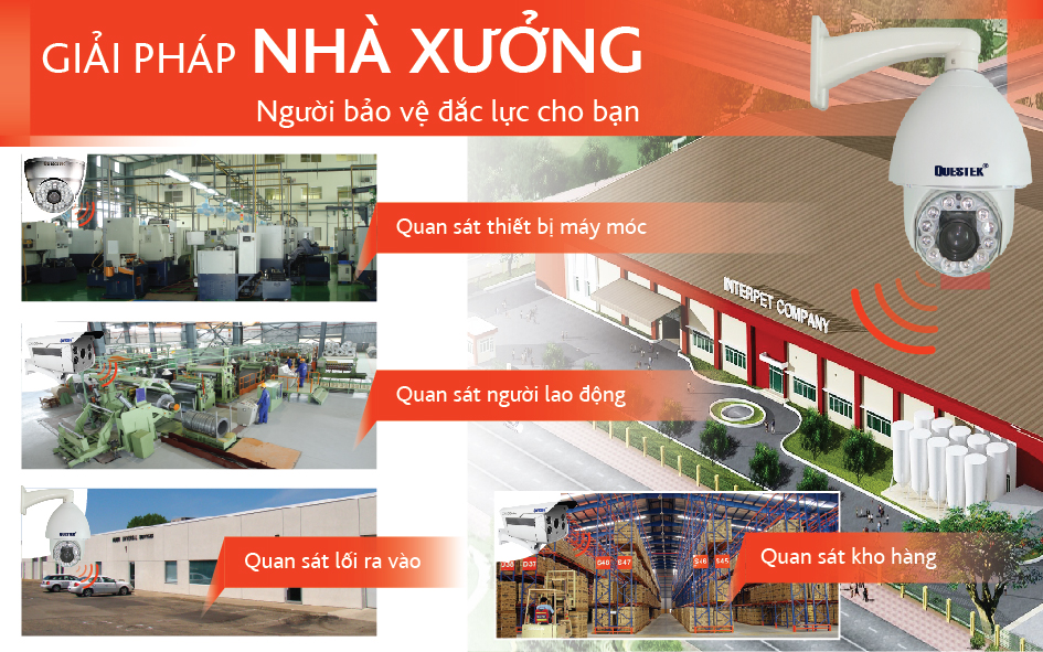giải pháp lắp đặt camera nhà xưởng tốt nhất